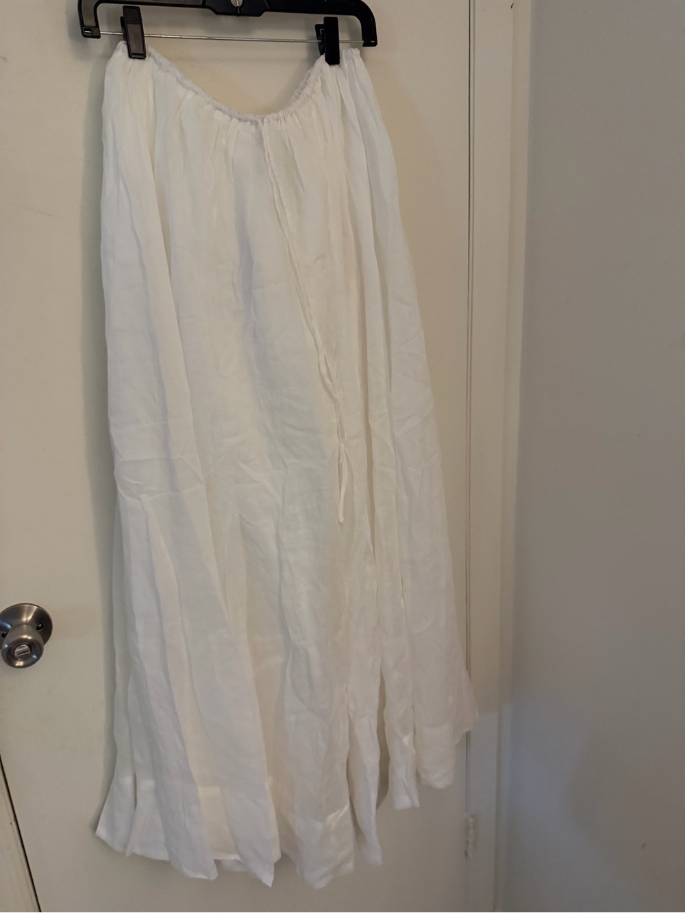 DISSH White Drawstring Maxi Skirt - Picture 3 of 6